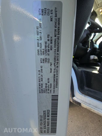 2025 Ram ProMaster 2500 Cargo Van Tradesman w/Passenger Seat High Roof 159.0" WB - miniatura 15