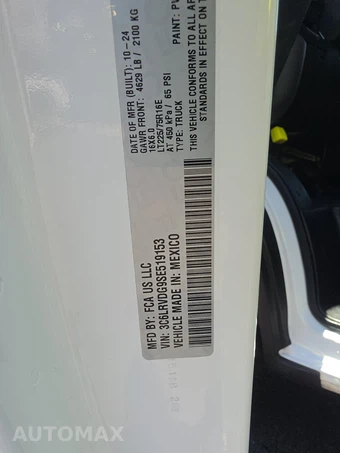 2025 Ram ProMaster 2500 Cargo Van Tradesman w/Passenger Seat High Roof 159.0" WB - miniatura 15
