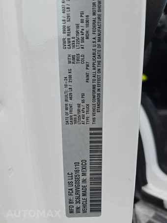 2025 Ram ProMaster 2500 Cargo Van Tradesman w/Passenger Seat Low Roof 136.0" WB - miniatura 13