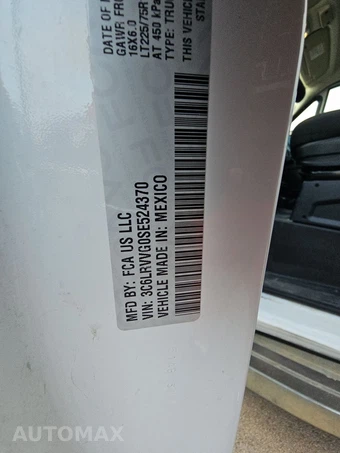 2025 Ram ProMaster 2500 Cargo Van Tradesman w/Passenger Seat Low Roof 136.0" WB - miniatura 13