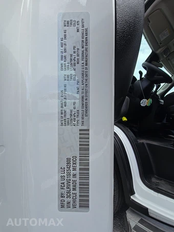 2025 Ram ProMaster 2500 Cargo Van Tradesman w/Passenger Seat Low Roof 136.0" WB - miniatura 13