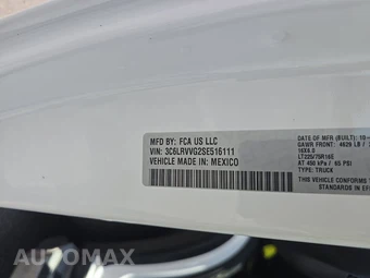 2025 Ram ProMaster 2500 Cargo Van Tradesman w/Passenger Seat Low Roof 136.0" WB - miniatura 13