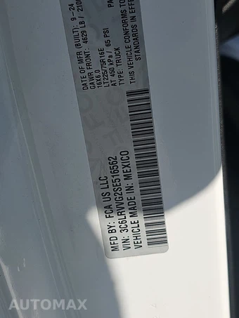 2025 Ram ProMaster 2500 Cargo Van Tradesman w/Passenger Seat Low Roof 136.0" WB - miniatura 15