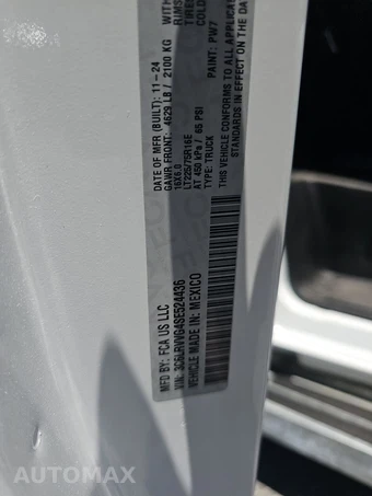 2025 Ram ProMaster 2500 Cargo Van Tradesman w/Passenger Seat Low Roof 136.0" WB - miniatura 13