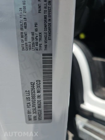 2025 Ram ProMaster 2500 Cargo Van Tradesman w/Passenger Seat Low Roof 136.0" WB - miniatura 15