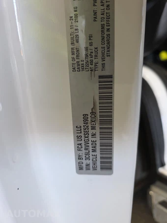 2025 Ram ProMaster 2500 Cargo Van Tradesman w/Passenger Seat Low Roof 136.0" WB - miniatura 14