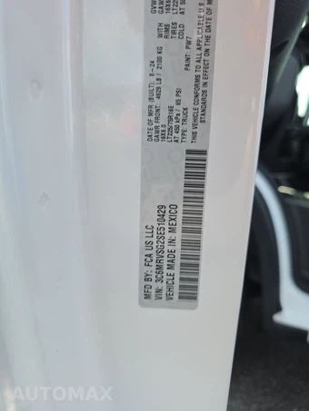 2025 Ram ProMaster 3500 Cargo Van SLT Super High Roof 159.0" WB - miniatura 14