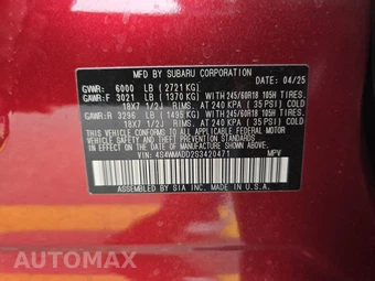 2025 Subaru Ascent Premium 7-Passenger - miniatura 15