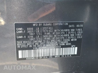 2025 Subaru Ascent Premium 7-Passenger - miniatura 15