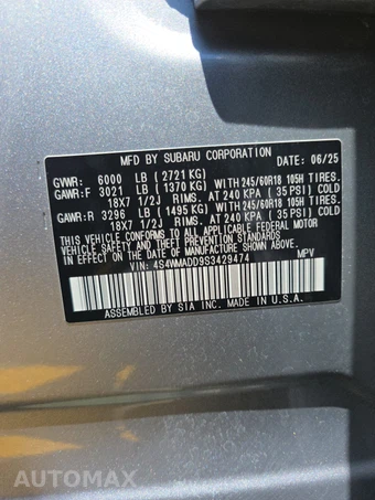 2025 Subaru Ascent Premium 7-Passenger - miniatura 15