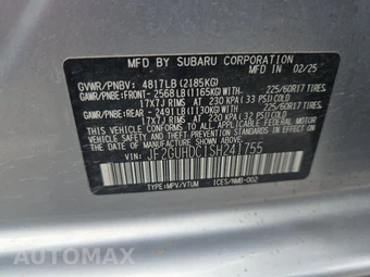 2025 Subaru Crosstrek Premium - miniatura 14