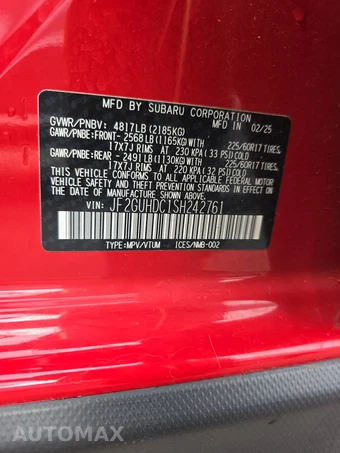 2025 Subaru Crosstrek Premium - miniatura 14