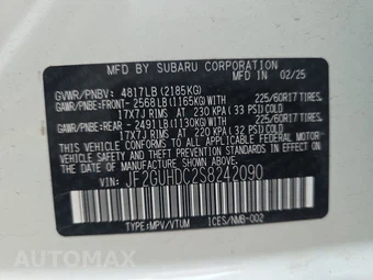 2025 Subaru Crosstrek Premium - miniatura 14