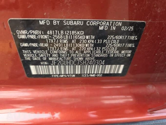 2025 Subaru Crosstrek Premium - miniatura 14