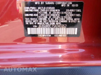 2025 Subaru Crosstrek Premium - miniatura 20