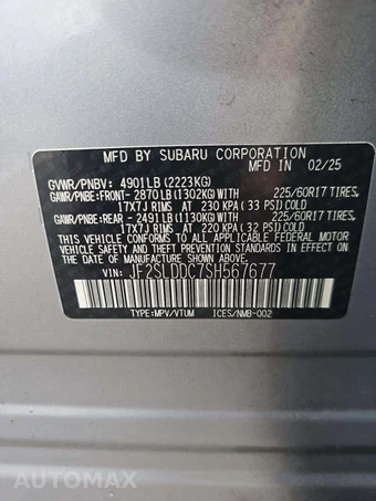 2025 Subaru Forester Premium - miniatura 2