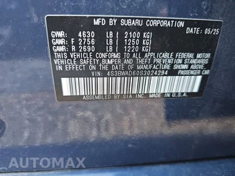 2025 Subaru Legacy Premium – miniatura 14