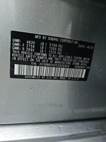 2025 Subaru Legacy Premium - miniatura 14
