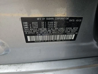 2025 Subaru Legacy Premium – miniatura 14