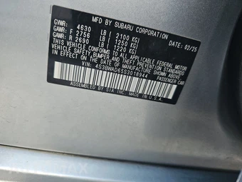 2025 Subaru Legacy Premium – miniatura 14