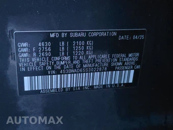 2025 Subaru Legacy Premium – miniatura 14