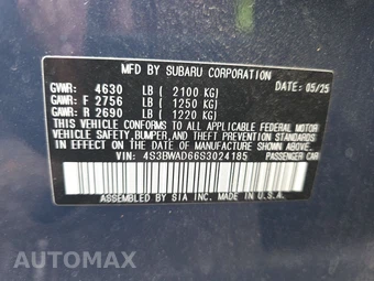 2025 Subaru Legacy Premium – miniatura 14