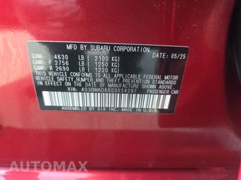 2025 Subaru Legacy Premium - miniatura 14