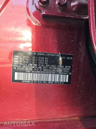 2025 Subaru Legacy Premium - miniatura 14