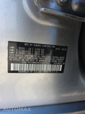 2025 Subaru Legacy Premium – miniatura 14