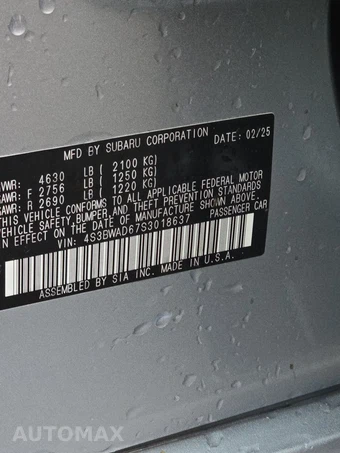 2025 Subaru Legacy Premium – miniatura 14