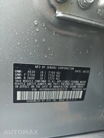 2025 Subaru Legacy Premium – miniatura 14