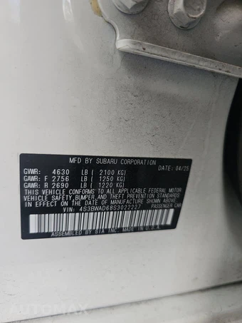 2025 Subaru Legacy Premium – miniatura 14
