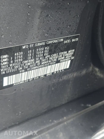 2025 Subaru Legacy Premium – miniatura 8