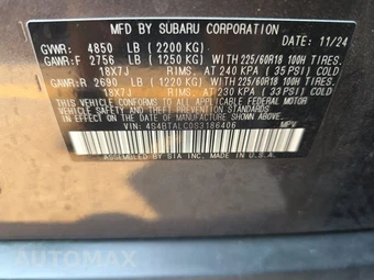 2025 Subaru Outback Onyx Edition - miniatura 14