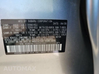 2025 Subaru Outback Onyx Edition - miniatura 21