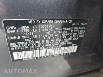 2025 Subaru Outback Onyx Edition - miniatura 14