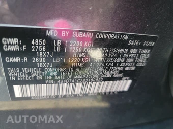 2025 Subaru Outback Onyx Edition - miniatura 14