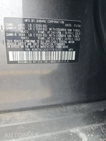 2025 Subaru Outback Onyx Edition - miniatura 14