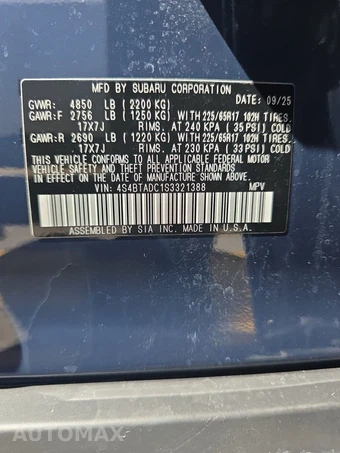 2025 Subaru Outback Premium - miniatura 14