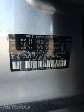 2025 Subaru Outback Premium - miniatura 14