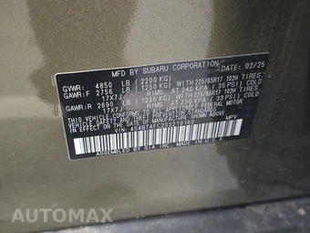 2025 Subaru Outback Premium - miniatura 14