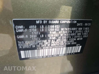 2025 Subaru Outback Premium - miniatura 5