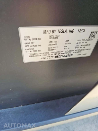 2025 Tesla Cybertruck Crew Cab Medium Bed - miniatura 5