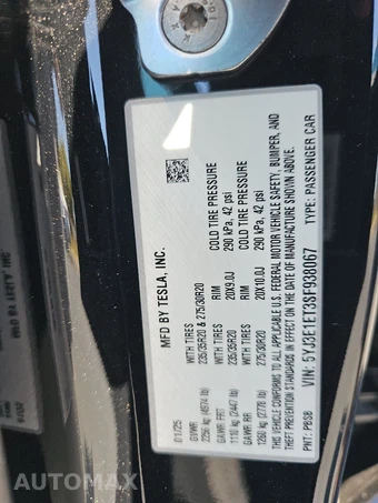 2025 Tesla Model 3 Performance - miniatura 15