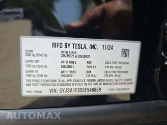 2025 Tesla Model S Plaid - miniatura 2