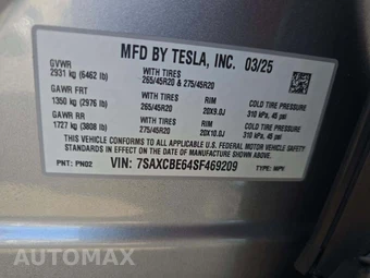 2025 Tesla Model X Plaid - miniatura 5