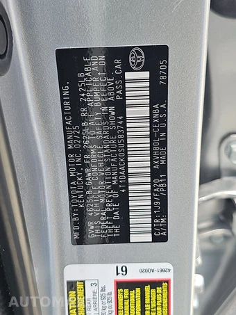 2025 Toyota Camry LE - miniatura 21