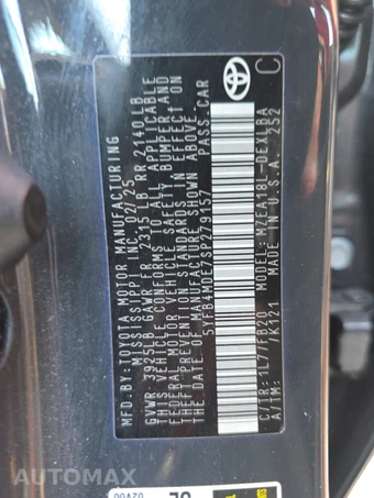 2025 Toyota Corolla LE Sedan - miniatura 14