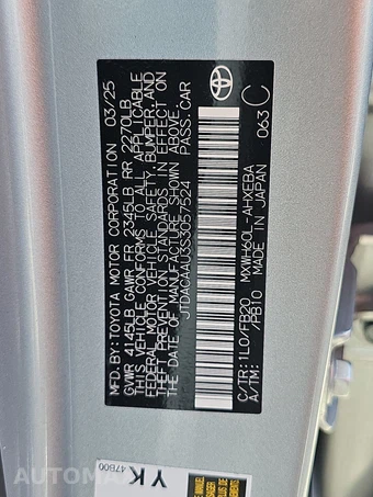 2025 Toyota Prius LE - miniatura 14