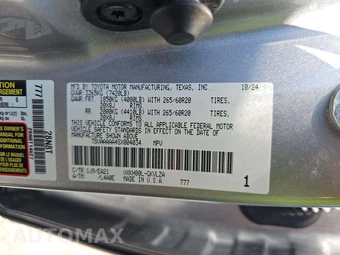 2025 Toyota Sequoia Limited - miniatura 5